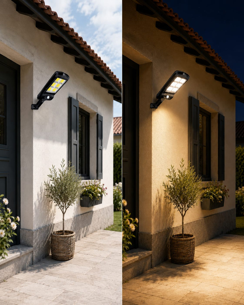 Seguridad Solar 24/7 - Lámpara con Sensor y Control Remoto